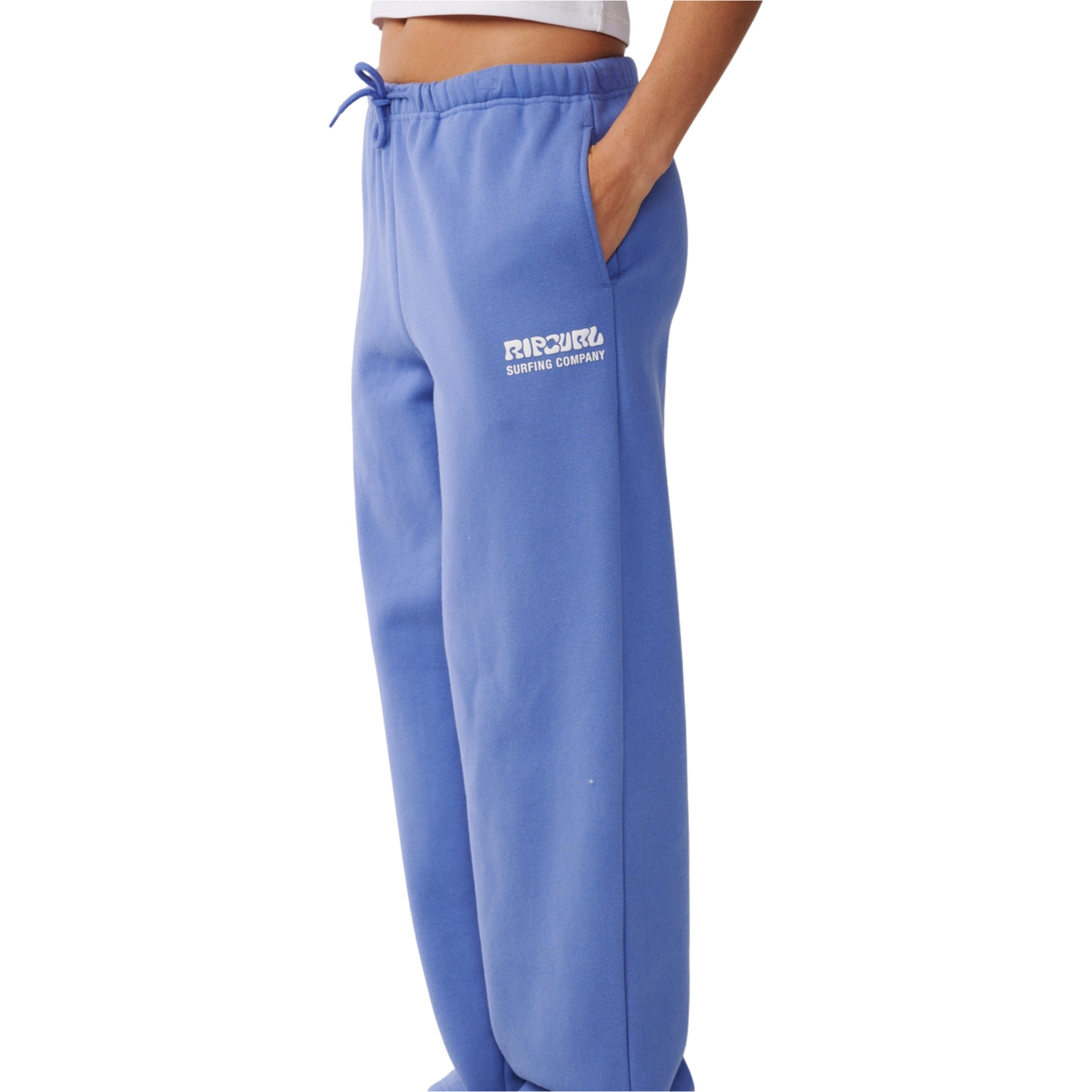 2026 Rip Curl Frauen Surfpuff Weite Bein Trackpant 06OWPA - Mid Blue